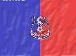 Plain Red and Blue with Palace crest