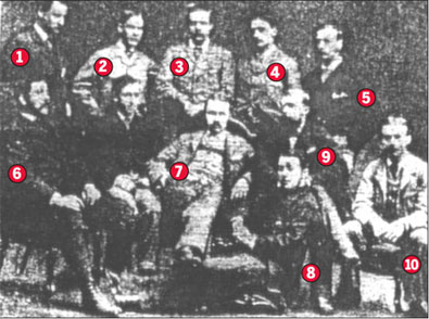 England football team in 1876